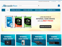 Tablet Screenshot of oceansidestore.com